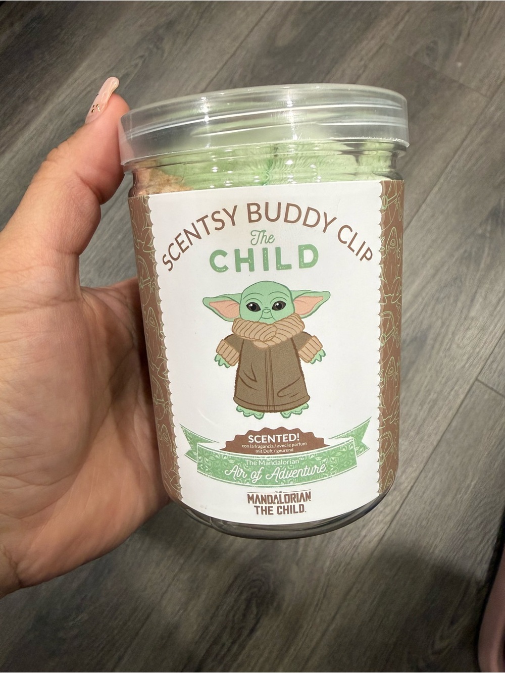 Scentsy The Child Buddy Clip Plush in Green and Brown